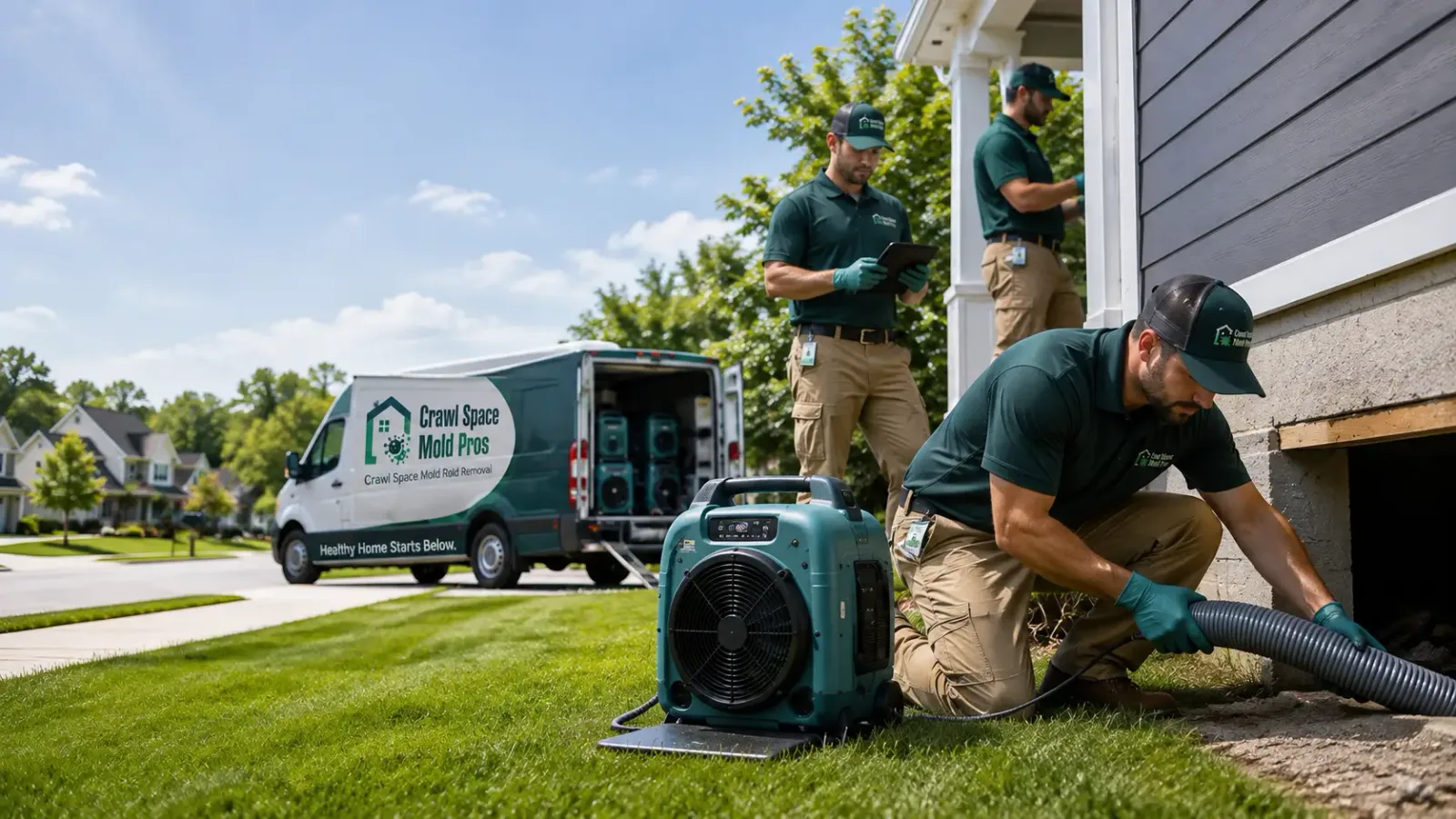 Crawl Space Mold Removal in Willis, MI